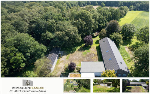 schule-im-wald-zu-verkaufen-Niederrhein-01 - Teilsanierte Schule - Wohnen im idyllischen Hünxerwald