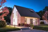 Flair-130-Teilverklinkerung-Nacht-Garten - 6 Zimmer Einfamilienhaus zum Kaufen in Gumtow