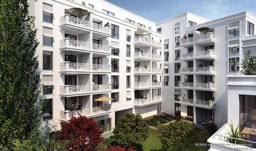 Ansicht Innenhof - 2 Zimmer Etagenwohnung zur Miete in München