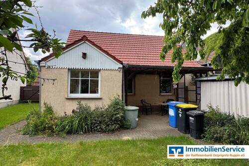 gartenseitige Ansicht - 3 Zimmer Einfamilienhaus in Sieversdorf Hohenofen