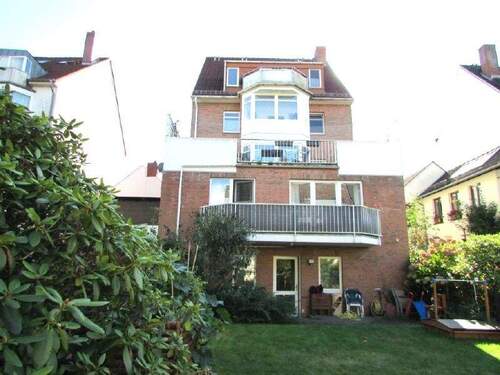 Ansicht vom Garten - 3 Zimmer Etagenwohnung zum Kaufen in Bremen