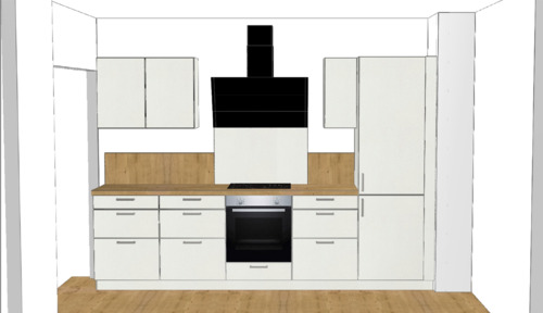 Animation Küche - Etagenwohnung mit 95,40 m&sup2; in Kaiserslautern zur Miete