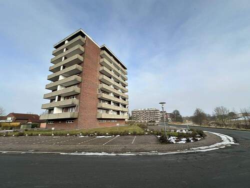 Straßenansicht - 2 Zimmer Etagenwohnung in Wangerland