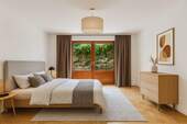 Visualisierung Schlafzimmer - 2 Zimmer Etagenwohnung in Bad Wildbad im Schwarzwald