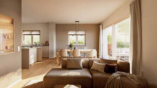 Wohn- Essbereich Haus 2 - 