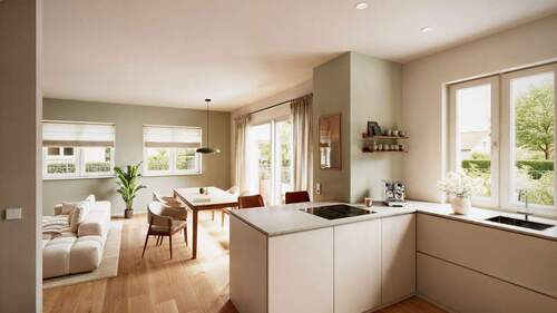 Wohn- Essbereich Haus 1 - 