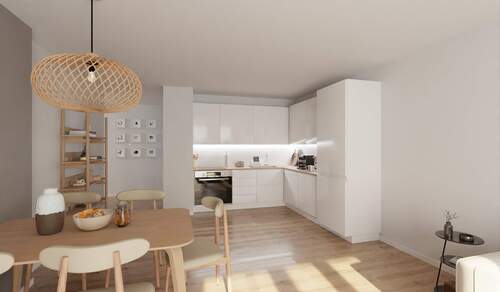 Die offene Wohnküche lädt zum gemeinsamen Kochen e - 