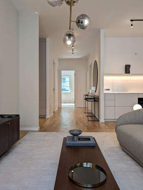 Blick in den Flur - Etagenwohnung mit 87,30 m&sup2; in Berlin zum Kaufen