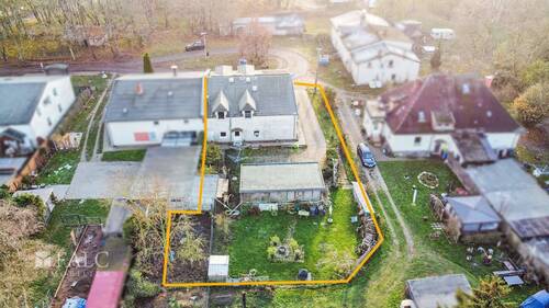 Vogelperspektive - Mehrfamilienhaus, Wohnhaus mit 242,00 m&sup2; in Steinfeld / Rothbeck zum Kaufen