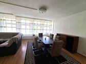 Wohnzimmer mit Esszimmer - 5 Zimmer Etagenwohnung zur Miete in Stade