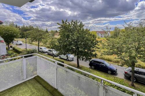 Aussicht Balkon - 3 Zimmer Einfamilienhaus in Halle (Saale)