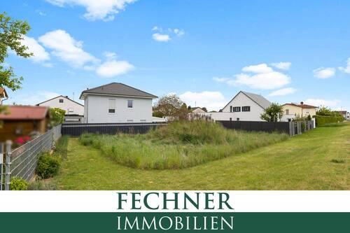 Ansicht Nordwest - Baugrundstück ohne Altbestand mit Architektenplanung für ein Zweifamilienhaus in Eitensheim!