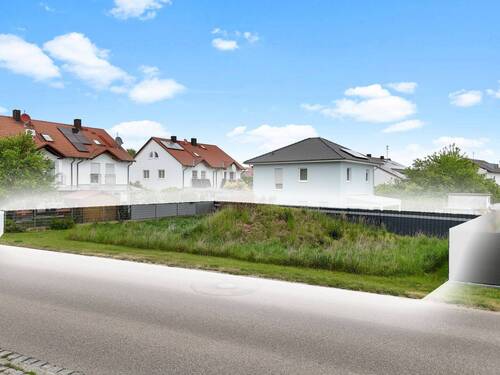 Ansicht Südwest - Grundstück in Eitensheim zum Kaufen