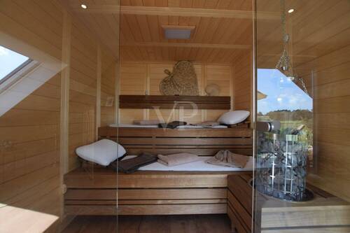 Schlafzimmer mit Sauna - 