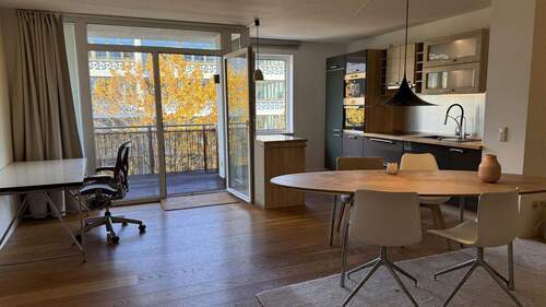 Arbeitsbereich mit Küche - 72qm Barrierefrei * Grosszügige Wohnung mit Balkon in MitteKreuzberg