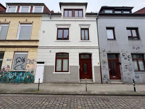 Außen - Altbremerhaus im Viertel - 415.000,00&nbsp;EUR Kaufpreis, ca.&nbsp; 105,00&nbsp;m&sup2;&nbsp;Wohnfl&auml;che
