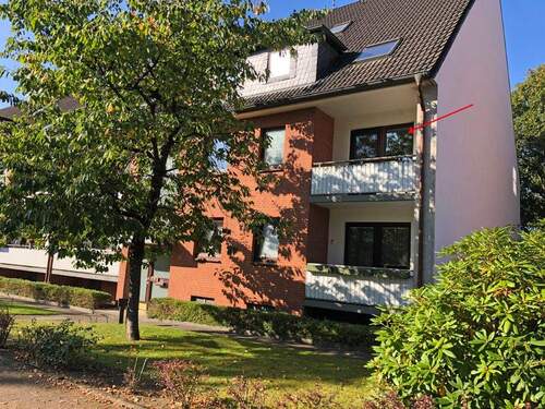 Straßenansicht - 3 Zimmer Etagenwohnung zur Miete in Tangstedt