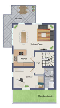 EG - 5 Zimmer Doppelhaushälfte in Weißbach