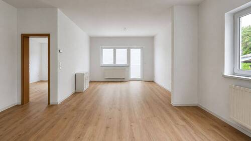 Bild 1 - Lichtdurchflutete 3-Zimmerwohnung mit Balkon - Ruhige Lage am Wald