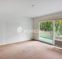 Erdgeschosswohnung mit großer West-Loggia & Einbauküche (Erbpacht bis 2071) - Baden-Baden Weststadt