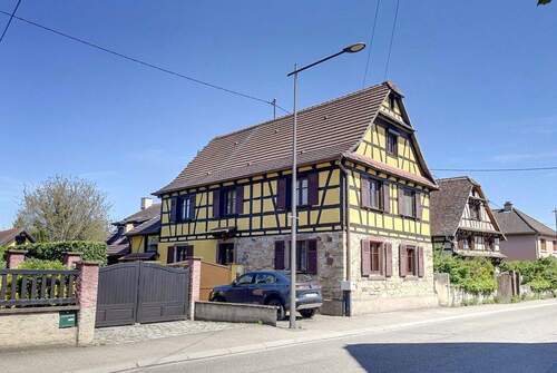 Hausansicht - 7 Zimmer Bauernhaus, Landhaus zum Kaufen in Matzenheim
