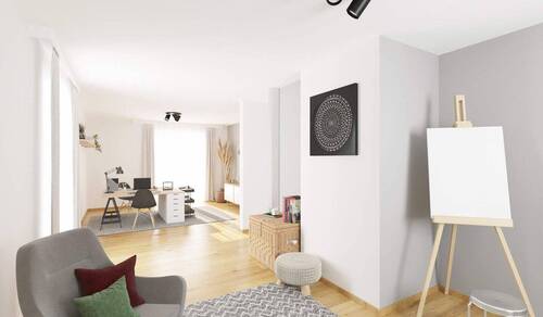 Ausgebautes Dachstudio mit angrenzender Dachterrass - 