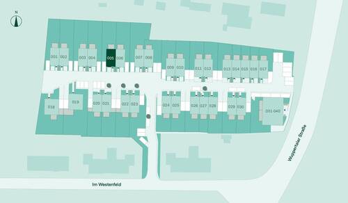 Lage des Doppelhauses im Quartier - 