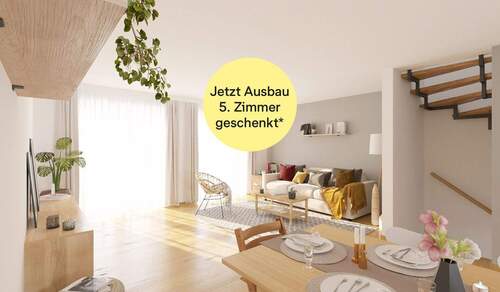 heller Wohnbereich Haus 005 - Doppelhaushälfte mit Keller, inkl. Grundstück