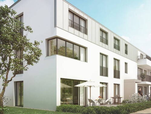 Bild 1 - Neubau-3-Zimmer-Wohnung in ruhiger Lage mit 2 Bädern und Süd-Loggia