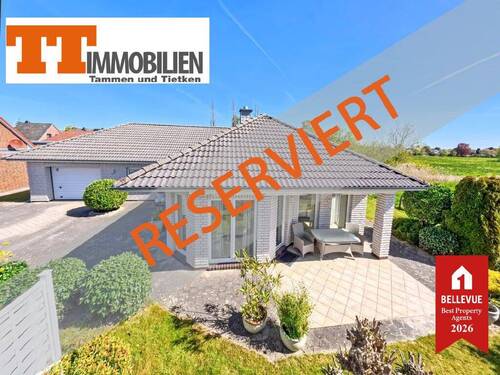 Außenansicht - TT bietet an: Anfragestopp!!! Ebenerdig wohnen mit Stil - Exklusiver 4-Zimmer-Bungalow in traumhafter Endlage von Middelsfähr!