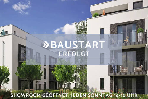 Baustart - Großzügige 3-Zimmer-Wohnung mit Privatgarten in ruhiger Lage