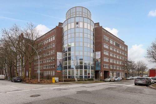 Hausansicht - Bürofläche im FLEETBÜRO in der City-Süd