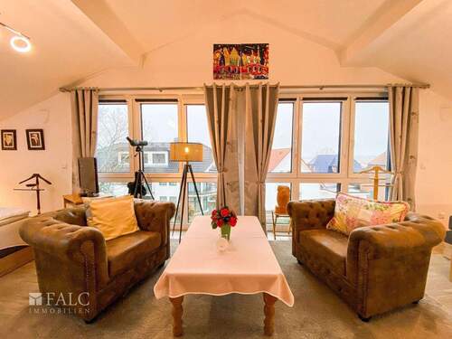 2. Obergeschoss mit Blick zum Wasser - 