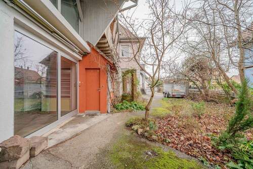 Terrasse - 1 Zimmer Mehrfamilienhaus, Wohnhaus in Offendorf