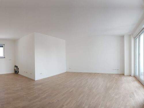 Wohnzimmer mit offener Küche - Etagenwohnung mit 99,00 m² in Solingen zur Miete