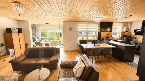579 Wohnen Essen Küche - 4 Zimmer Terrassenwohnung in Filderstadt