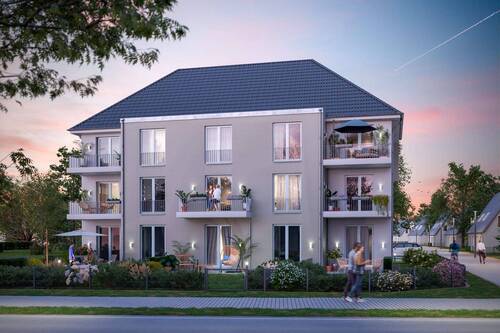 Willkommen in Ihrem neuen Zuhause - 3,5 Zimmer mit Balkon zum See - 419.900,00 EUR Kaufpreis, ca.  103,10 m² Wohnfläche