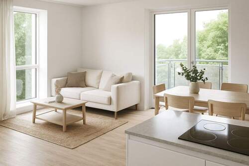 Wohn-/ Essbereich (*Gestaltungsbeispiel) - 2 Zimmer Etagenwohnung zum Kaufen in Buchholz in der Nordheide