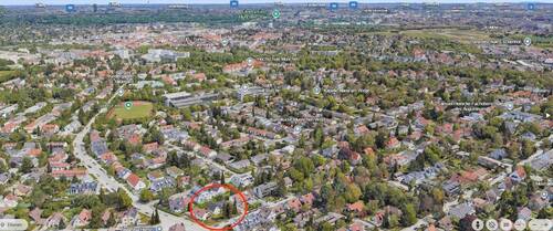 Luftbild Dachstrasse 56 - Grundstück in München zum Kaufen