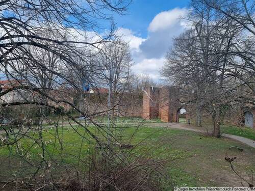 01 Ausblick ins Grüne - Freistehendes, denkmalgeschütztes Schmuckstück in Ladenburg-Altstadt - 400-3954