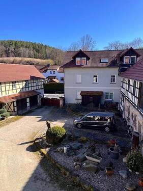 Blick auf den Innenhof - Mehrfamilienhaus, Wohnhaus mit 521,00 m&sup2; in Rudolstadt zum Kaufen