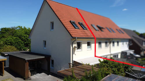 Aussenansicht - Modernes Reihenendhaus im ruhigen Wohngebiet
