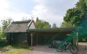Gartengerätehäuschen und Doppelcarport - 