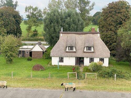 Ansicht vom Deich - 4 Zimmer Einfamilienhaus in Brokdorf