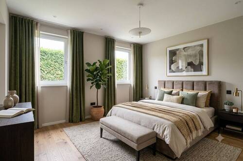 KI Schlafzimmer Wohnbeispiel - 