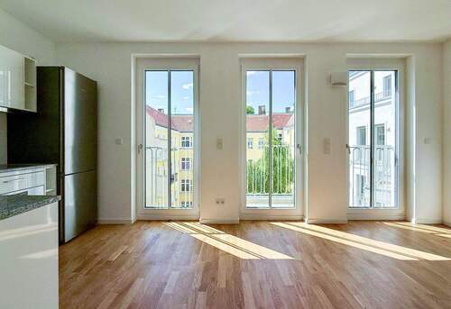 Wohnbereich - Kompakte Wohnung mit Balkon zum ruhigen Innenhof mit Nachmittagssonne - gute Anbindung