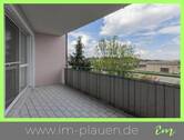 Balkon - 3 Zimmerwohnung zur Miete im Stadtteil Neundorf von Plauen - moderne EBK - Pkw Stellplatz