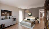 Helles und komfortables Schlafzimmer - 3 Zimmer Etagenwohnung in Zossen