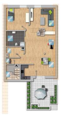 Hallertorstraße Dachgeschoss - 