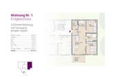 Grundriss Whg. Nr. 1 - 